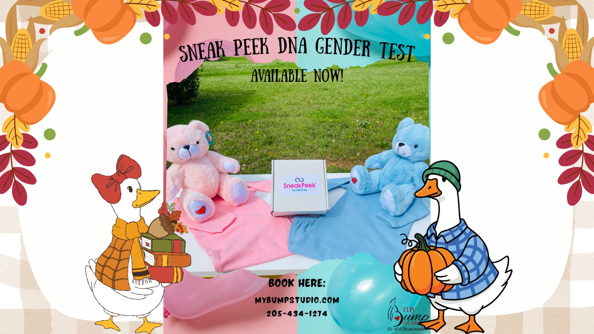 Gender reveal ultrasound keepsake from My Bump Studio Birmingham Alabama
